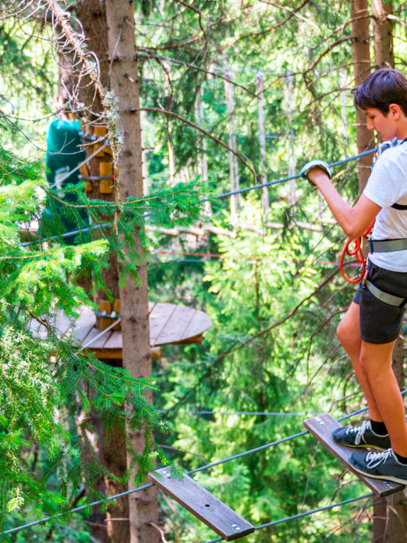 accrobranche camping pinede coe azur